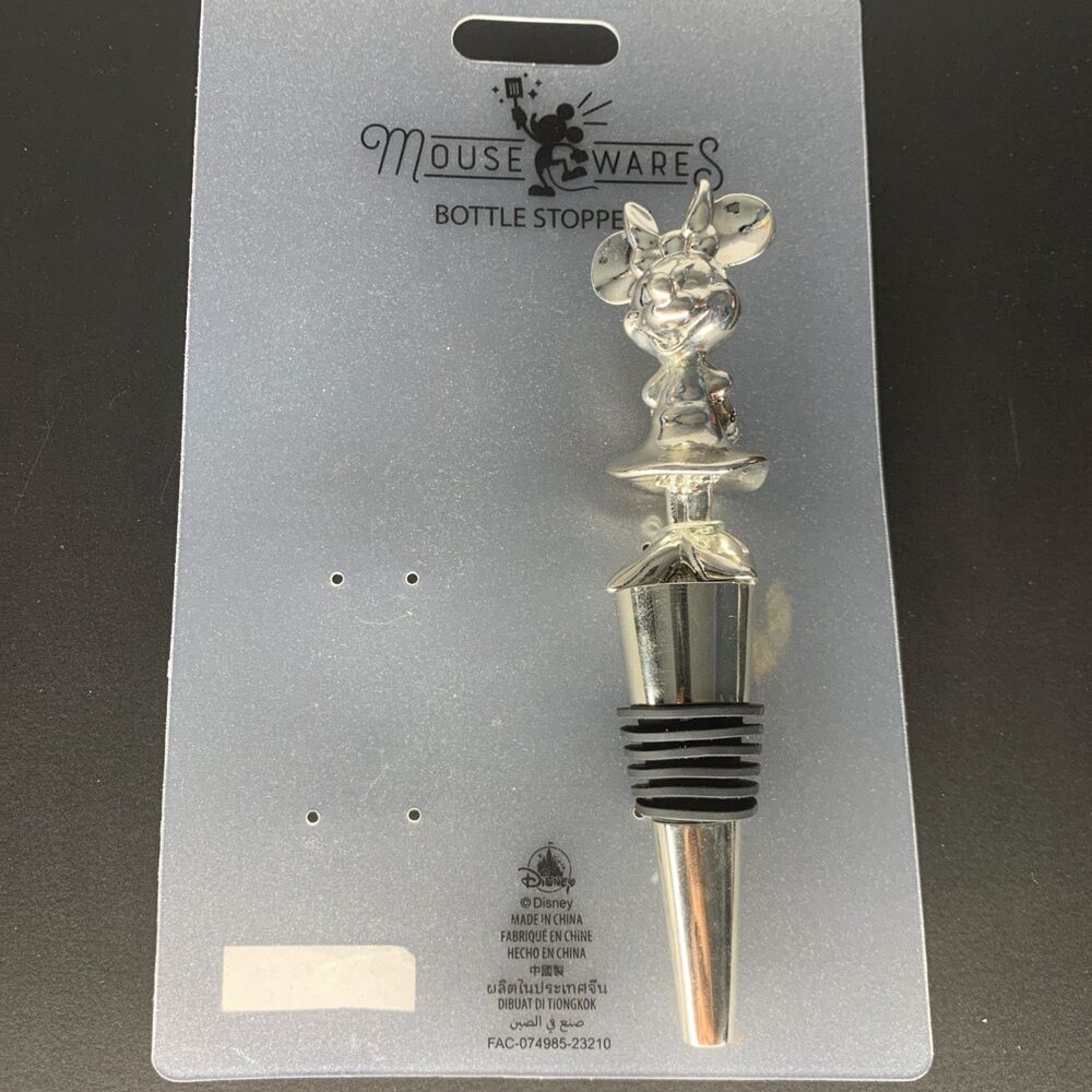Disney Parks Minnie Mouse Wares Wine Bottle Stopper New Unused